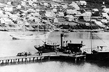 The trawler Thiepval coaling at Petropavlovsk, 31 July 1924.