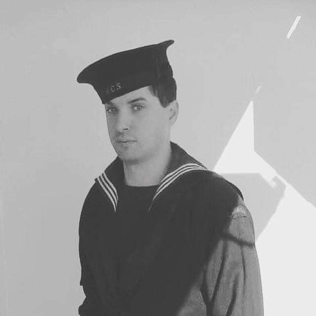 AB Harrison’s grandson, David Harrison, dressed as a Second World War naval interpreter at HMCS Sackville.
